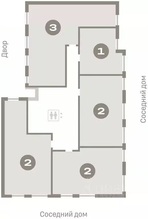 2-к кв. Тюменская область, Тюмень ул. Краснооктябрьская, 4к4 (70.82 м) - Фото 1