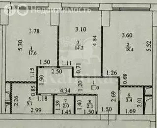 3-комнатная квартира: Москва, Мичуринский проспект, 56 (78.8 м) - Фото 0