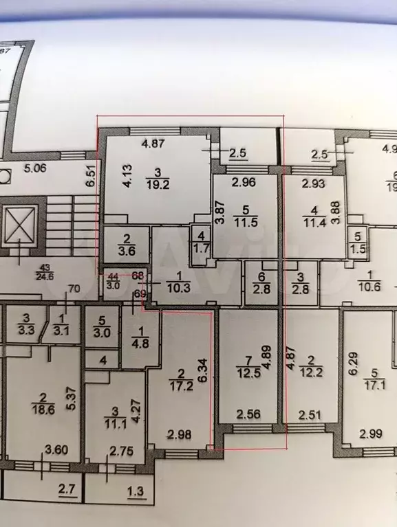 2-к. квартира, 64,1 м, 6/10 эт. - Фото 0