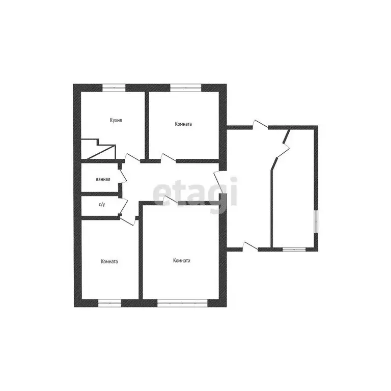 Дом в Галичский район, Дмитриевское сельское поселение, село Углево ... - Фото 2