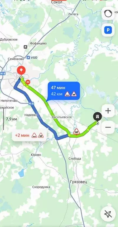 Участок в Вологодская область, Грязовецкий муниципальный округ, ... - Фото 1