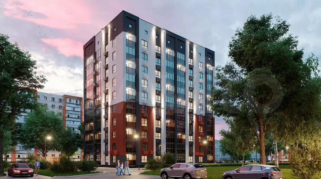 Квартира-студия, 29,7 м, 5/10 эт. - Фото 1