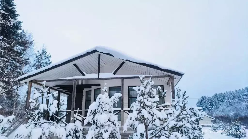 Дом в Карелия, Лахденпохский муниципальный округ, пос. Соскуа ул. ... - Фото 1