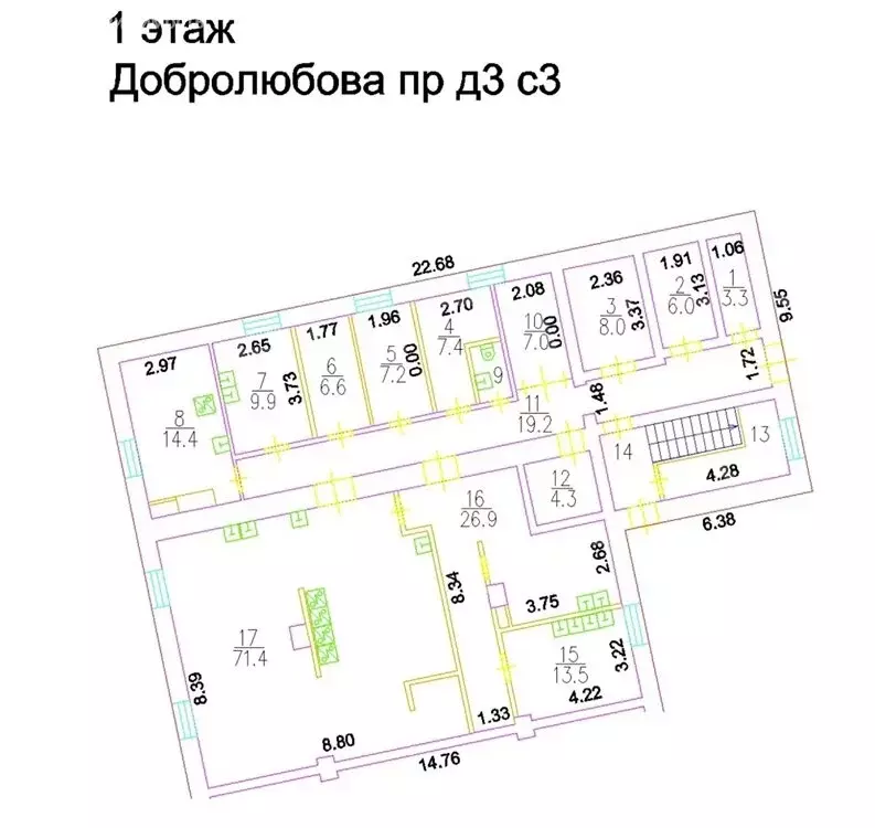 Помещение свободного назначения (230 м) - Фото 1