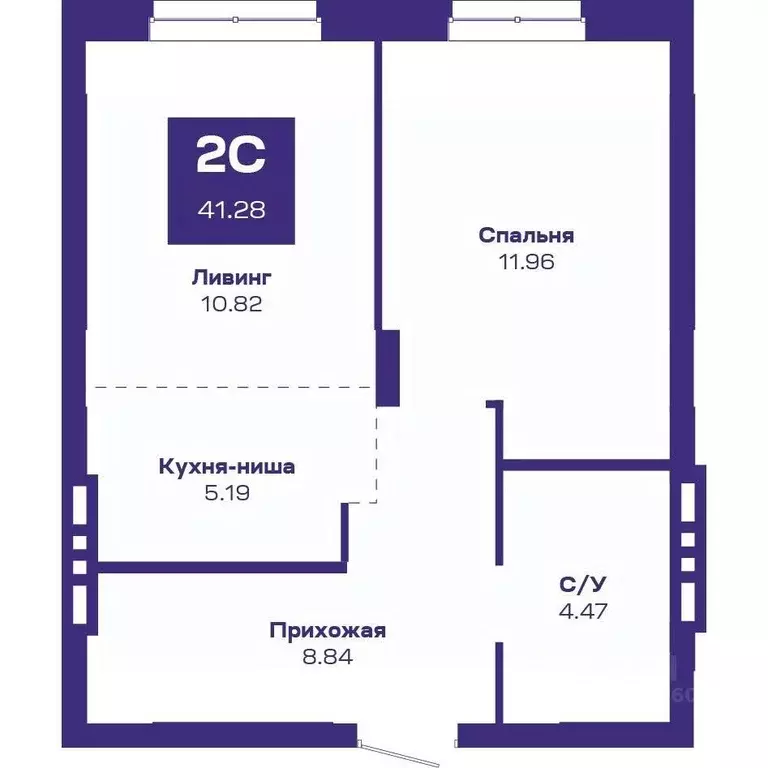 2-к кв. Новосибирская область, Новосибирский район, Краснообск рп ... - Фото 1