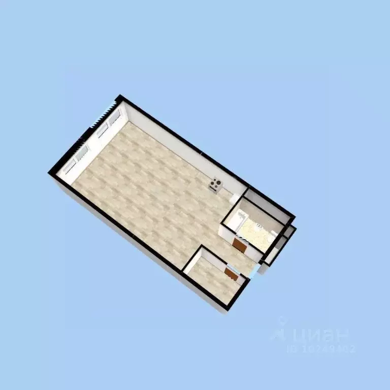 2-к кв. Башкортостан, Уфа ул. Менделеева, 132 (66.2 м) - Фото 2