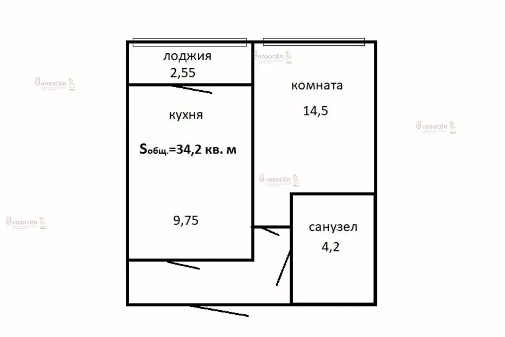 1-комнатная квартира: Екатеринбург, Техническая улица, 148 (34.2 м) - Фото 0