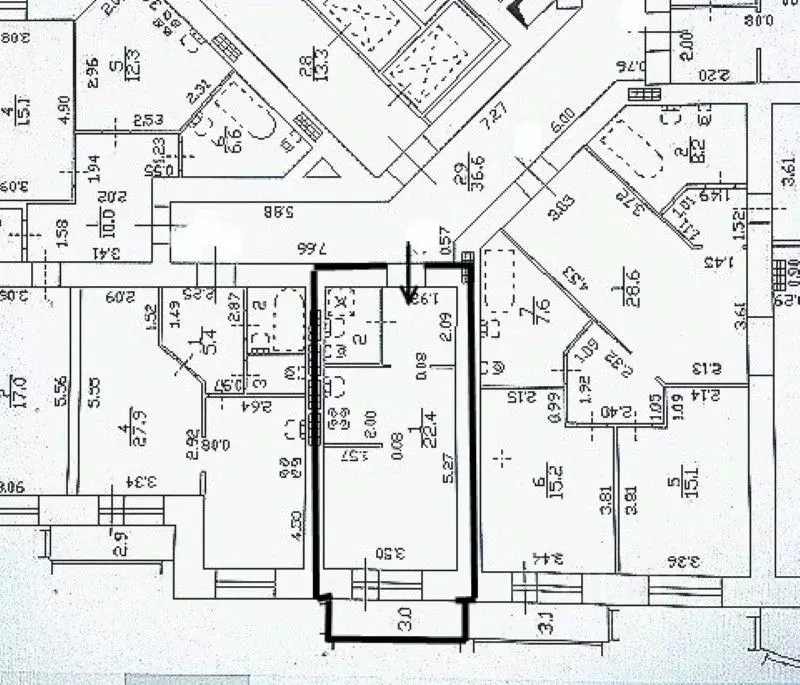 Студия Санкт-Петербург Ленинский просп., 84к1 (25.5 м) - Фото 1