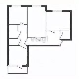 3-к кв. Белгородская область, Старый Оскол Лесной мкр, 11 (64.0 м) - Фото 2