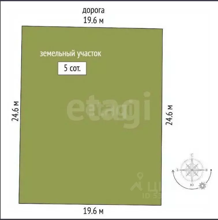 Участок в Ростовская область, Аксайский район, Рассветовское с/пос, ... - Фото 2