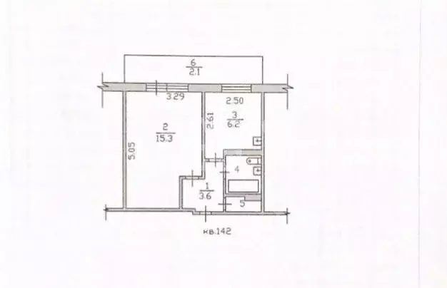 1-к кв. Татарстан, Набережные Челны Шишкинский бул., 17 (30.8 м) - Фото 1