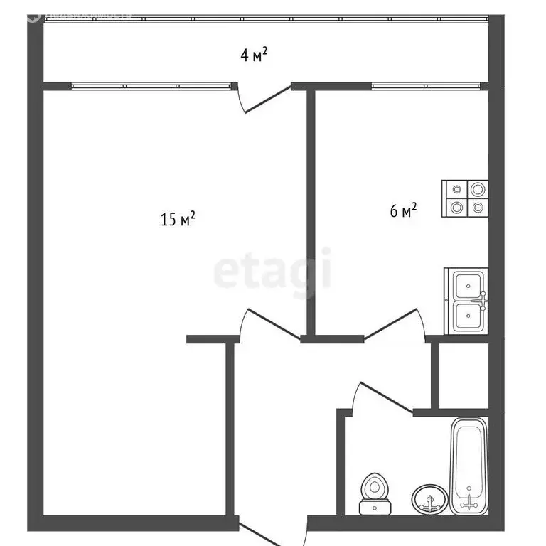 1-комнатная квартира: Санкт-Петербург, Новоизмайловский проспект, 46к1 ... - Фото 1