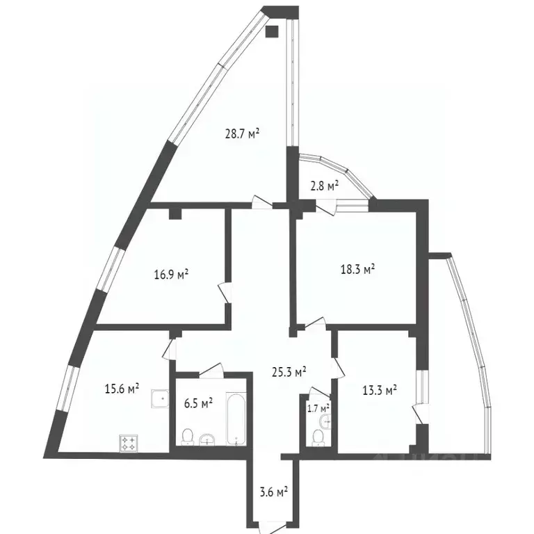 4-к кв. Красноярский край, Красноярск ул. Академика Киренского, 22 ... - Фото 2