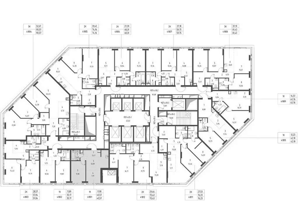 1-комнатная квартира: Москва, 3-й Силикатный проезд, 10с8 (40.57 м) - Фото 0