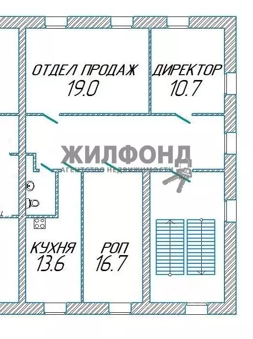 Офис в Новосибирская область, Новосибирск Бердское ш., 61 (90 м) - Фото 1