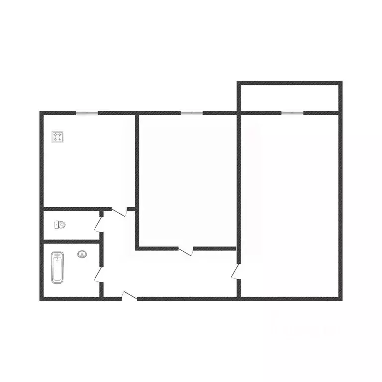 2-к кв. Иркутская область, Ангарск 17-й мкр, 1 (51.1 м) - Фото 1