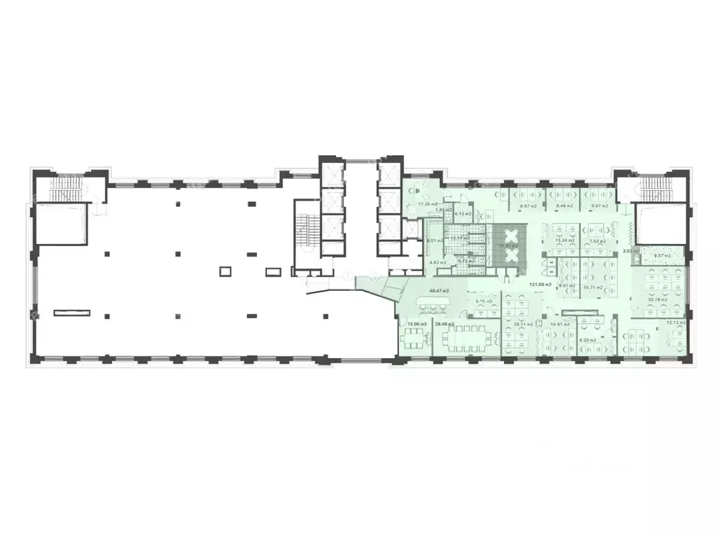 Офис в Москва Павелецкая пл., 2С2 (547 м) - Фото 2
