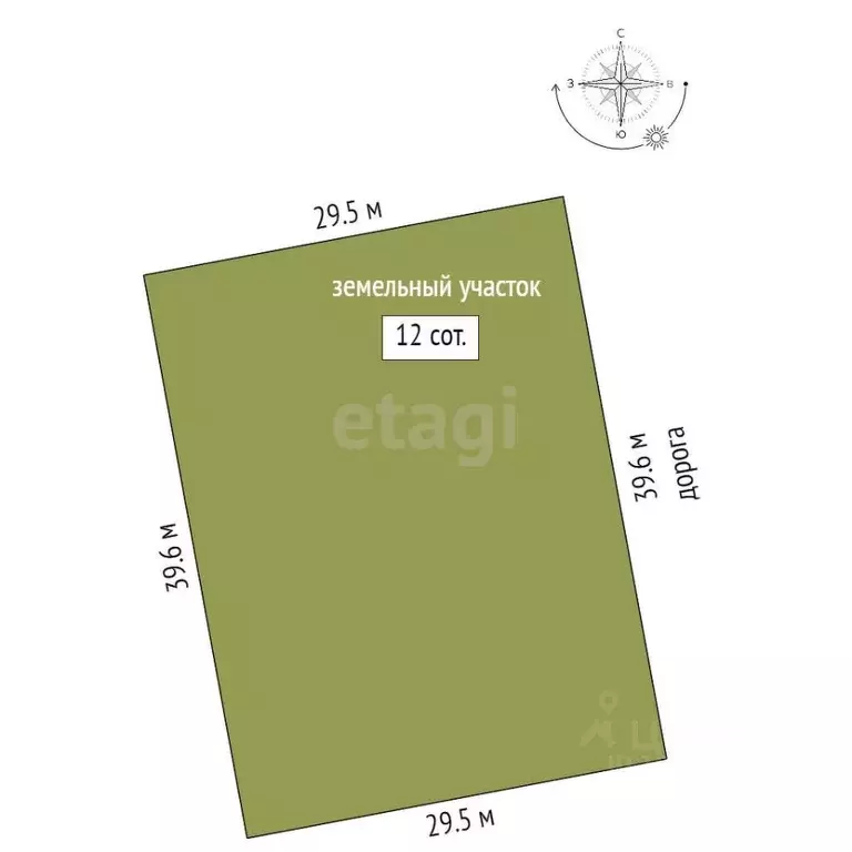 Участок в Крым, Феодосия Колос СПК, ул. Камышовая (12.0 сот.) - Фото 2