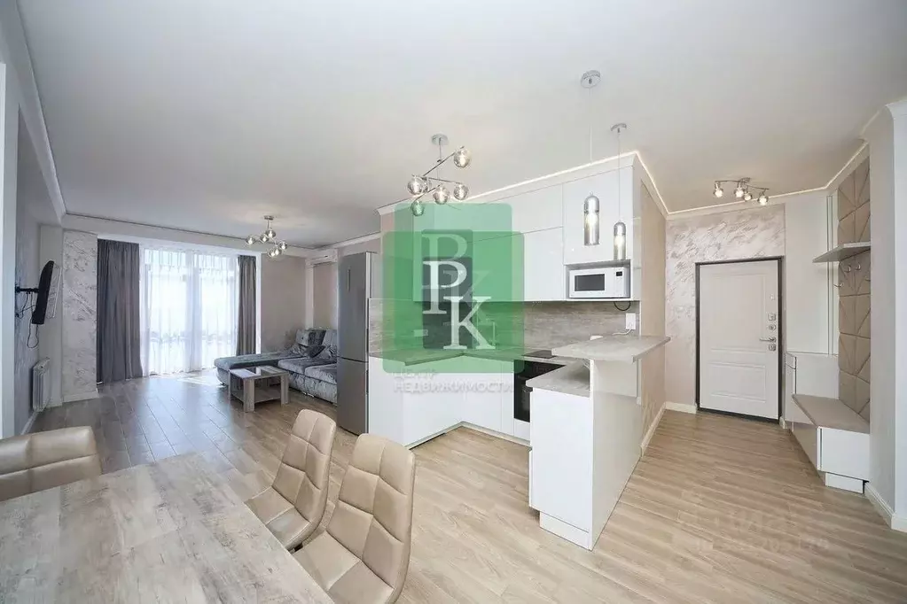 2-к кв. Севастополь проезд Рубежный, 28 (66.8 м) - Фото 1