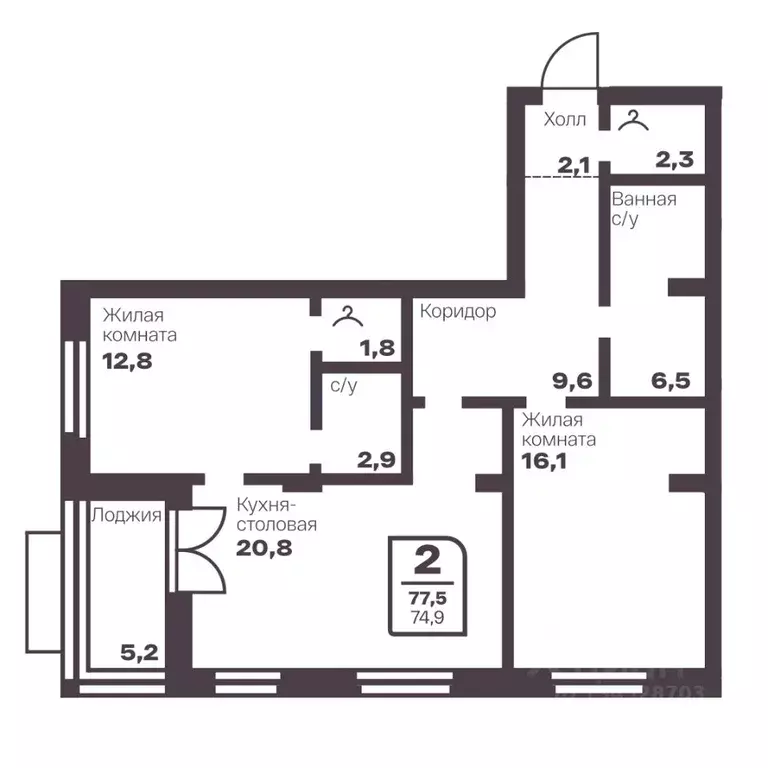 2-к кв. Челябинская область, Магнитогорск Голос Притяжение жилой ... - Фото 1