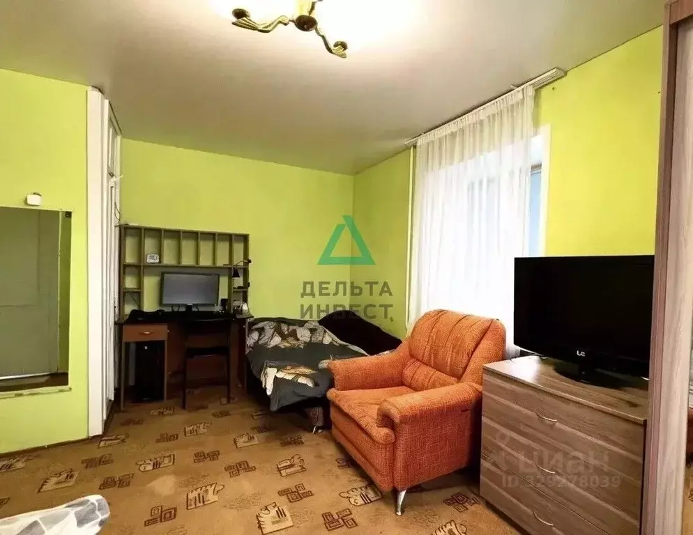 1-к кв. Башкортостан, Уфа Борисоглебская ул., 28/1 (30.3 м) - Фото 1