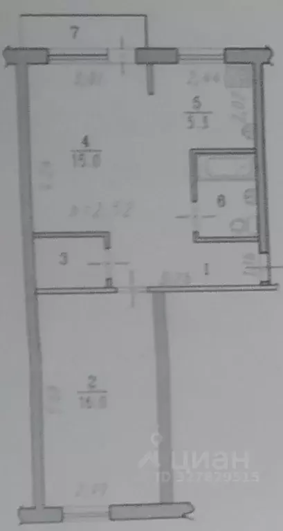 2-к кв. Омская область, Омск ул. 12 Декабря, 104 (47.8 м) - Фото 1