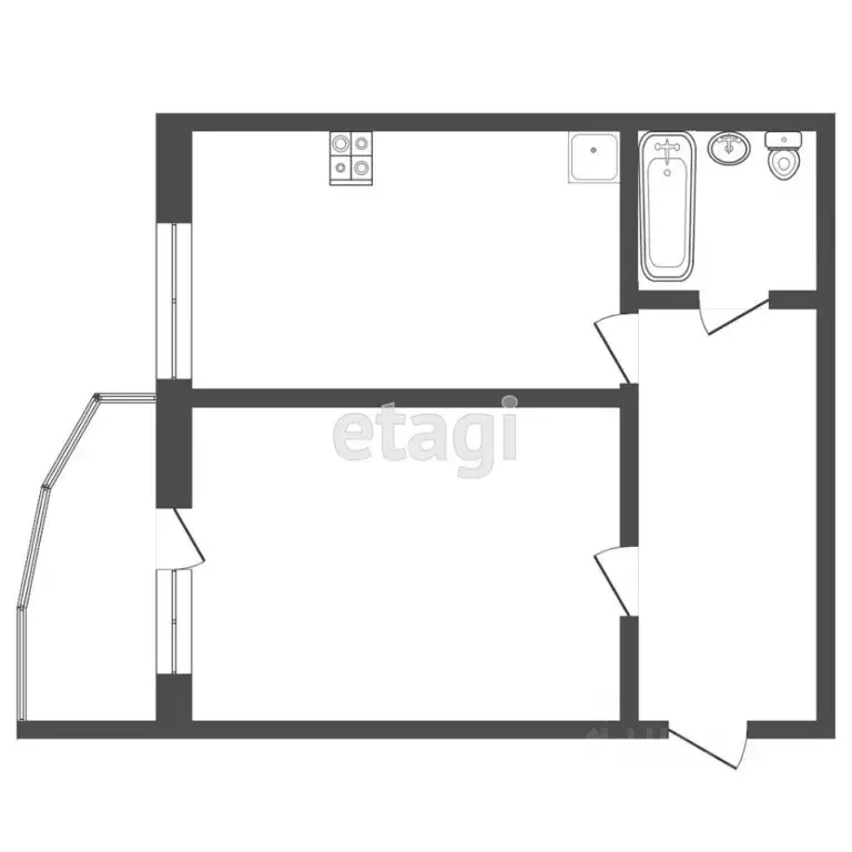 1-к кв. Мордовия, Саранск ул. Маринина, 20 (37.0 м) - Фото 2