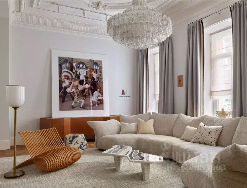 5-к кв. Москва ул. Пречистенка, 17/9 (210.0 м) - Фото 1