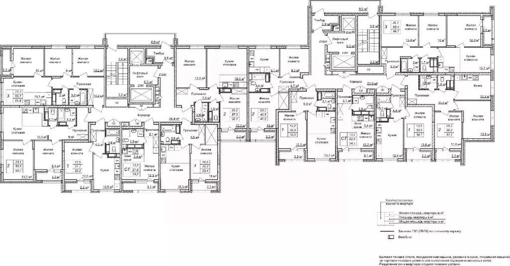 3-к кв. Нижегородская область, Нижний Новгород Кузнечиха Город жилой ... - Фото 2