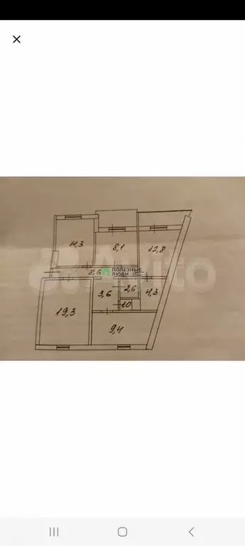 4-к. квартира, 81 м, 7/10 эт. - Фото 0