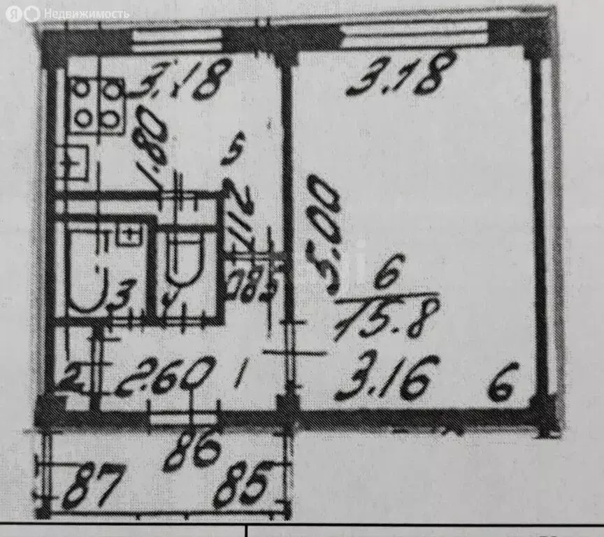 1-комнатная квартира: Санкт-Петербург, улица Новосёлов, 23 (30 м) - Фото 1