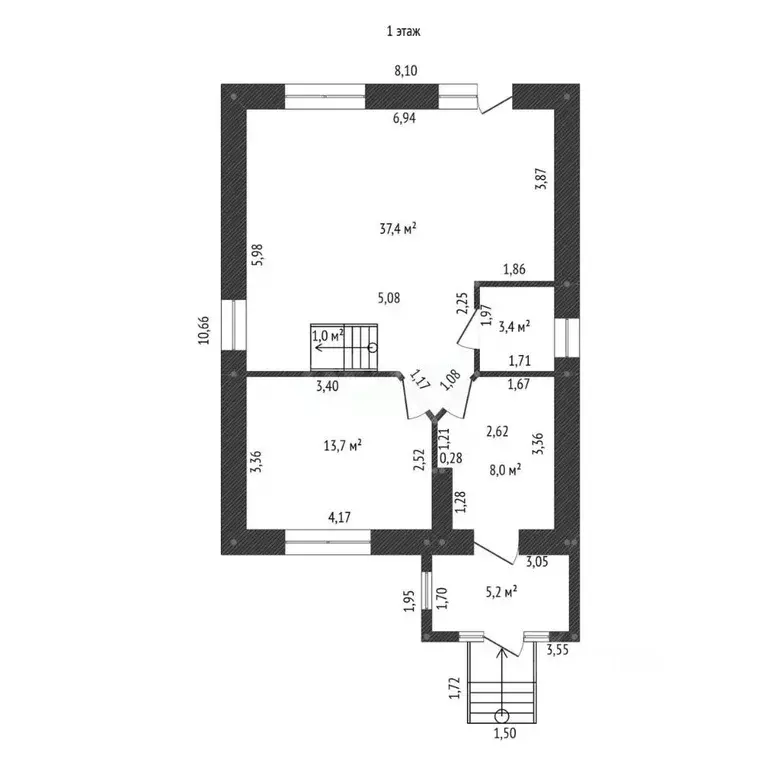 Дом в Башкортостан, Уфа городской округ, с. Нагаево ул. Спутниковая, ... - Фото 2
