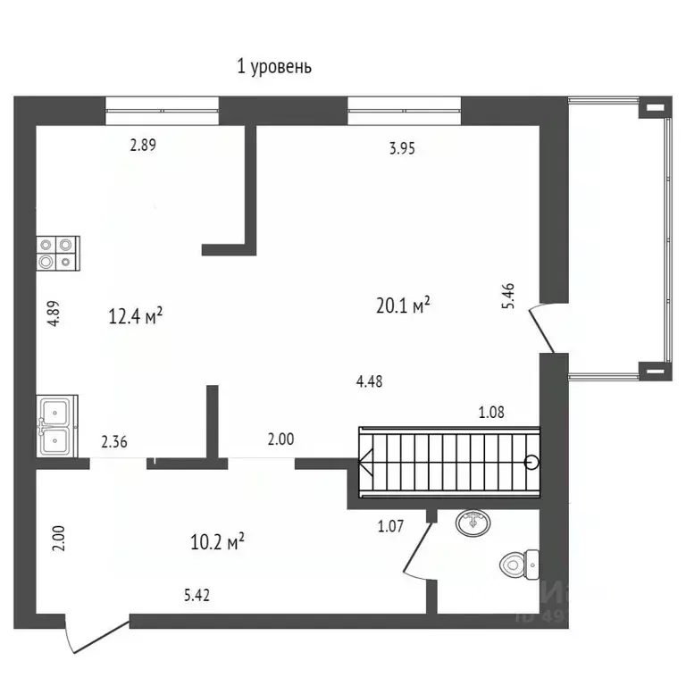 3-к кв. Владимирская область, Владимир ул. Мира, 22А (96.0 м) - Фото 1