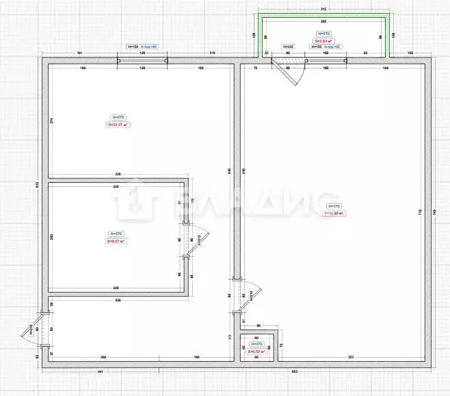 1-к кв. Пензенская область, Пенза ул. Клары Цеткин, 33 (30.2 м) - Фото 2