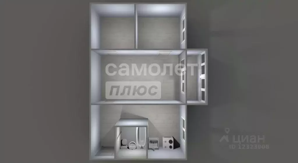 2-к кв. Московская область, Подольск Сыровский туп., 3 (42.0 м) - Фото 2
