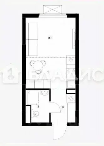 Студия Нижегородская область, Нижний Новгород д. Утечино, Савин Парк ... - Фото 2