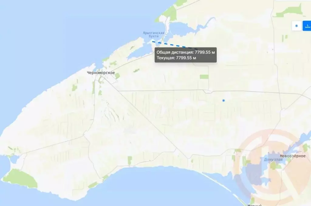 Участок в Крым, Черноморский район, с. Межводное  (6.1 сот.) - Фото 2