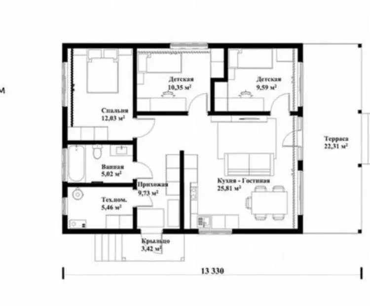 Коттедж в Тверская область, Конаковский муниципальный округ, СНТ КП ... - Фото 2