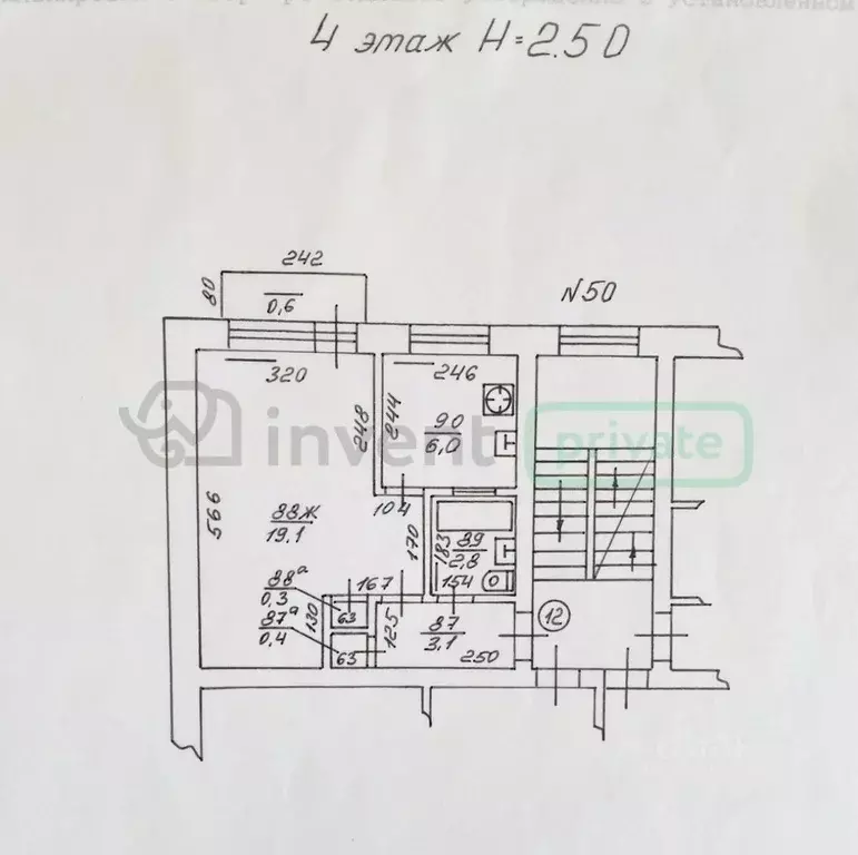 1-к кв. Калининградская область, Калининград Ленинский просп., 50 ... - Фото 2