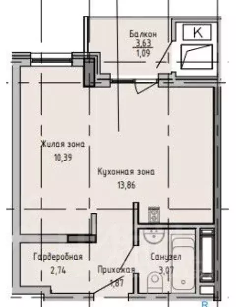 Комната Крым, Евпатория ул. 9 Мая, 39 (10.4 м) - Фото 0