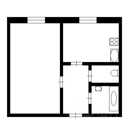 1-к кв. Санкт-Петербург ул. Чудновского, 6к2 (35.0 м) - Фото 2