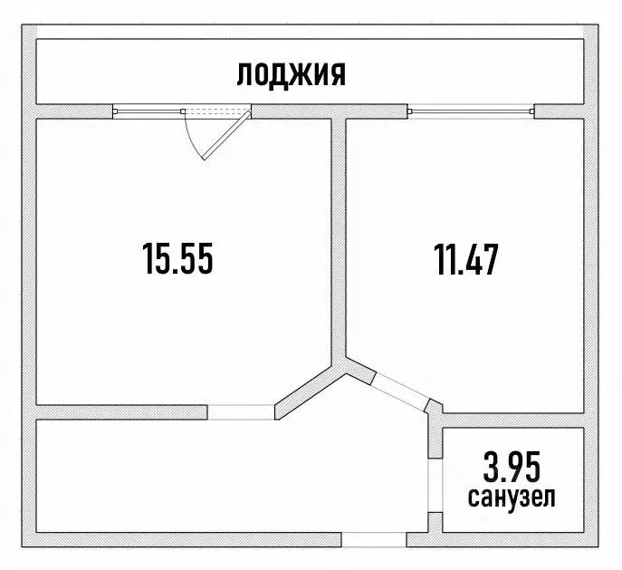 1-к кв. Томская область, Томск Большая Подгорная ул., 22 (45.5 м) - Фото 1