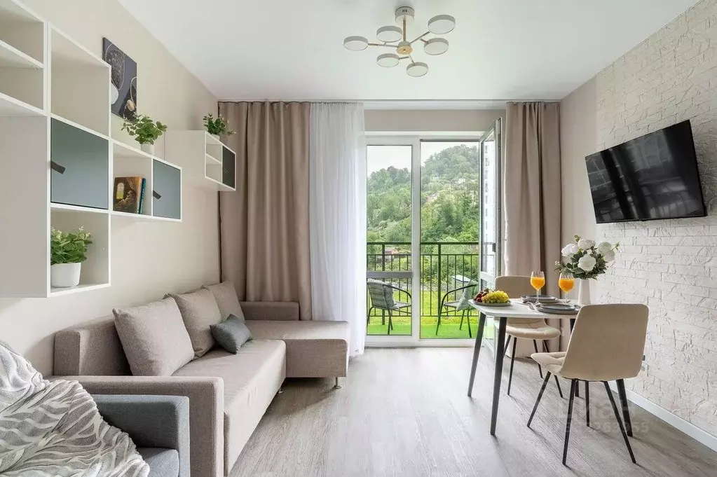 Студия Краснодарский край, Сочи ул. Искры, 88к1 (22.8 м) - Фото 1