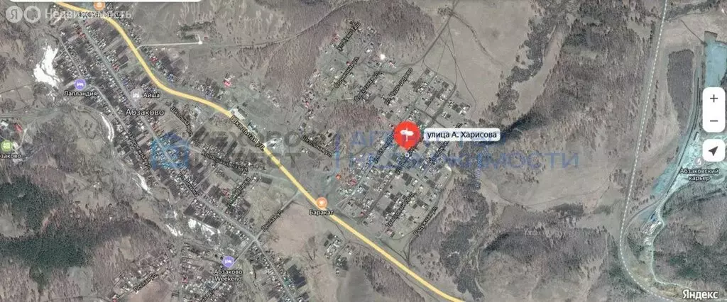 Участок в село Абзаково, улица А. Харисова, 15 (15 м) - Фото 2