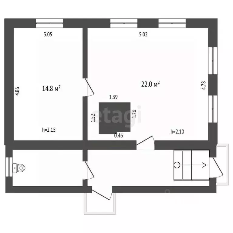 Дом в Псковская область, Палкинский район, Черская волость, пос. ... - Фото 2