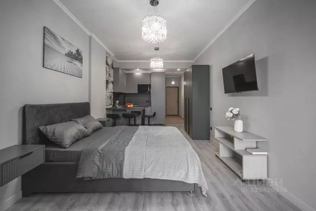 Студия Краснодарский край, Сочи ул. Параллельная, 9лит6 (34.0 м) - Фото 1