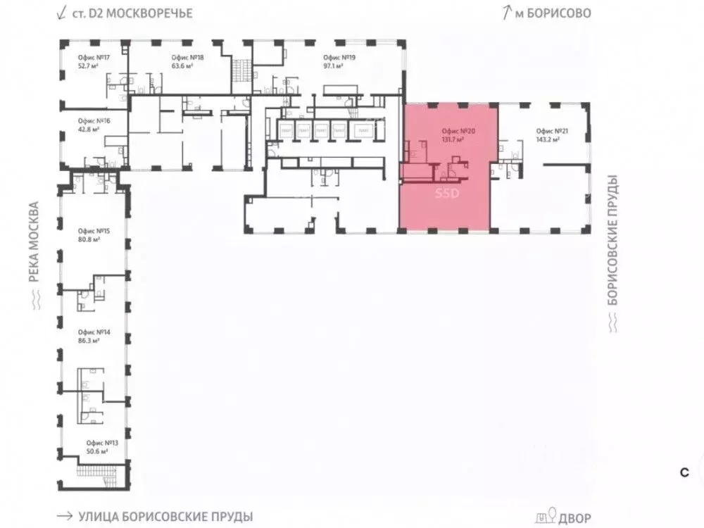 Торговая площадь в Москва ул. Борисовские Пруды, 3К2 (130 м) - Фото 2