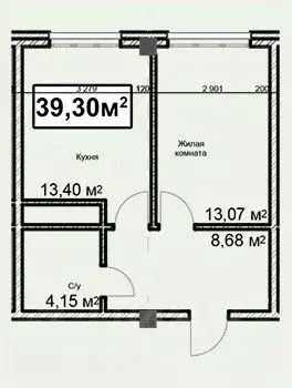 1-к кв. Ставропольский край, Ессентуки ул. Благодатная, 24 (39.3 м) - Фото 2