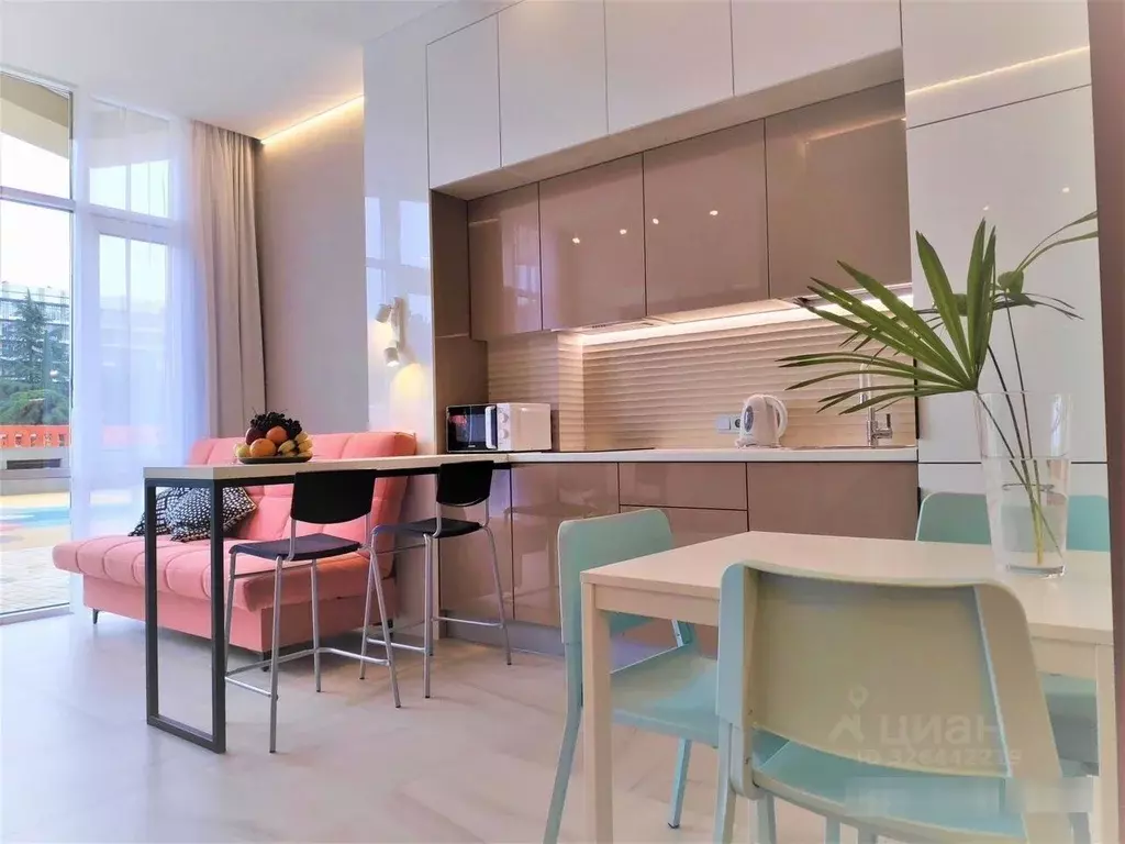 Студия Краснодарский край, Сочи ул. Ленина, 219К (42.0 м) - Фото 2