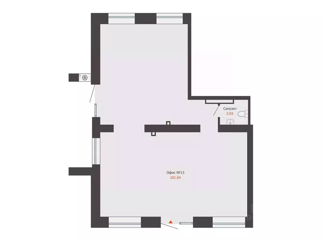 Помещение свободного назначения в Ульяновская область, Ульяновск ул. ... - Фото 1